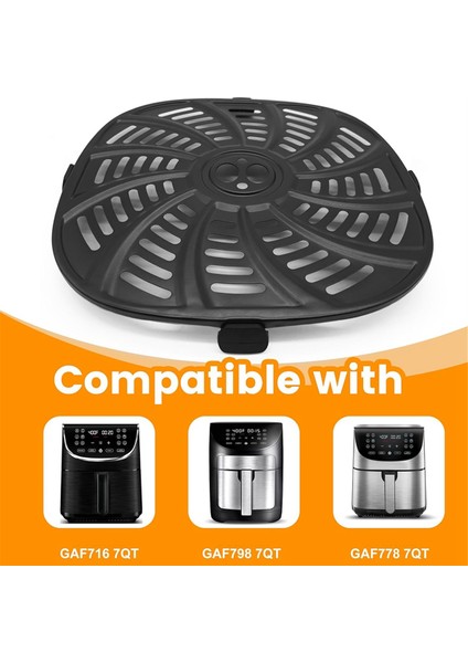 Gourmia GAF716 GAF798 7qt Hava Fritözü Için Hava Fritözü Izgara Tavası, Yapışmaz Hava Fritözü Yedek Parçaları Aksesuarları Raf Tepsisi (Yurt Dışından) indirimleri