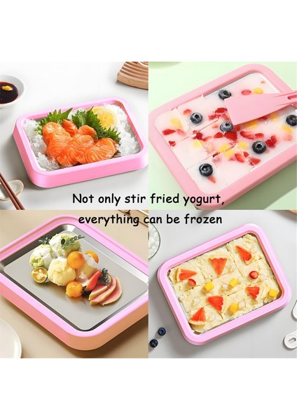 Dondurma, Meyveli Milkshake ve Smoothie Yapımı Için Harika Paslanmaz Çelik Kızarmış Buz Tepsisi (Yurt Dışından) fiyatları