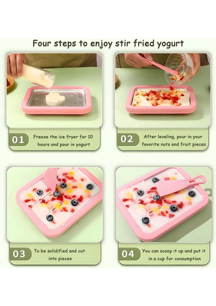 Dondurma, Meyveli Milkshake ve Smoothie Yapımı Için Harika Paslanmaz Çelik Kızarmış Buz Tepsisi (Yurt Dışından) modelleri