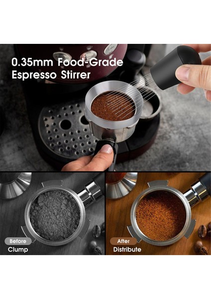51 mm Espresso Aksesuar Seti, Kahve Dağıtıcı ve Tamper Düzleştirici, Wdt Aleti ve Dozaj Hunisi Seti (Yurt Dışından) modelleri