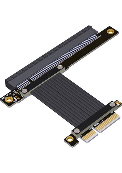 Pcı-E 4.0 X4 - X16 Uzatma Kablosu Yükseltici Kablo Pcıe X4 64G/BPS Adaptör Kablosu RTX3090 RX6800XT Grafikler Için 10CM (Yurt Dışından)