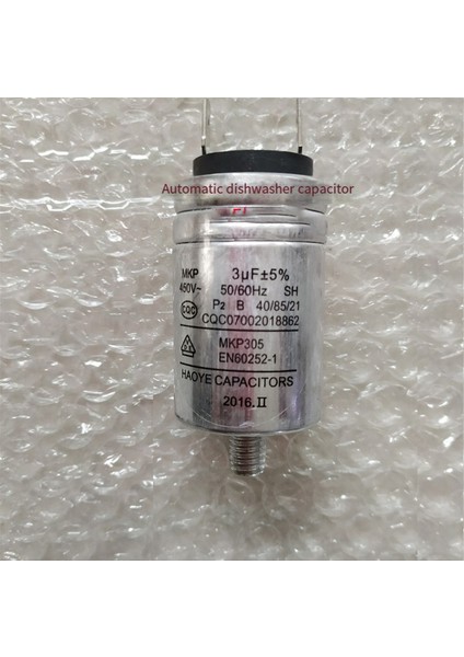Bulaşık Makinesi Parçaları Alüminyum Gövde Kondansatörü Mkp-3uf 450VAC (Yurt Dışından) fiyatları