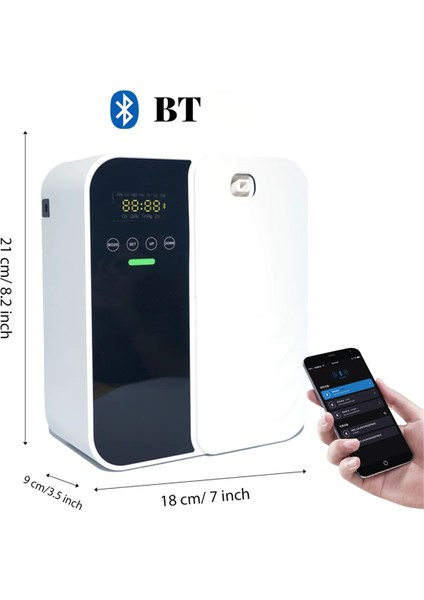 Koku Makinesi Aroma Difüzörü Duvara Monte Otel Yüksek Kapasiteli Aroma Difüzörü Geniş Alan Lobisi Ev Kokusu Abd Fişi (Yurt Dışından) fiyatları