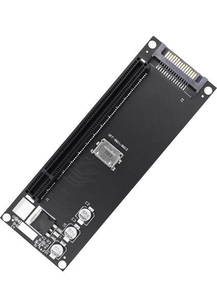 Anakart SFF-8611 8612 Nvme M.2 Ssd'den Pcıe 4.0 X16 Adaptörüne Genişletme Kartı Pcıe X4 Yükseltici Kartı Harici Grafik Kartı (Yurt Dışından)