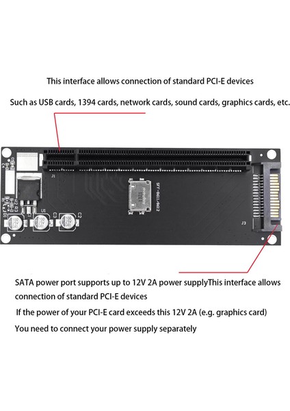 Anakart SFF-8611 8612 Nvme M.2 Ssd'den Pcıe 4.0 X16 Adaptörüne Genişletme Kartı Pcıe X4 Yükseltici Kartı Harici Grafik Kartı (Yurt Dışından) fırsatları