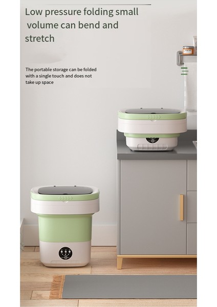 Mini Katlanır Çamaşır Makinesi 12L Kapasiteli Otomatik Ev Tipi Taşınabilir Çok Fonksiyonlu Bebek Iç Çamaşırı Çamaşır Makinesi Ab Fişi A (Yurt Dışından) fiyatları