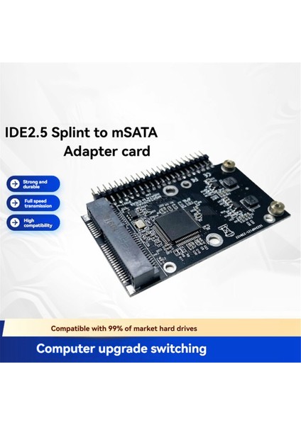 Msata Ssd'den 44 Pin 2,5 Inç Ide Adaptör Kartı 150MB/S Msata'dan Pata Adaptör Dönüştürücü Kartı Adaptör Kartı Dizüstü Bilgisayar Için (Yurt Dışından) fiyatları