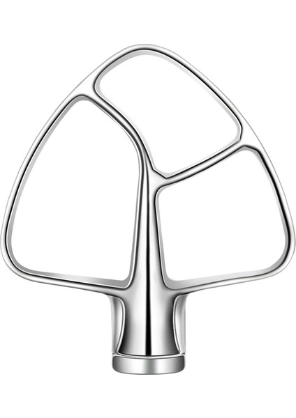Kitchenaid Mikser Için Paslanmaz Çelik Esnek Kenarlı Çırpıcı, 4,5-5 Litrelik Kaseler Için Eğimli Başlıklı Stand Mikser Kaselerine Uyar (Yurt Dışından)