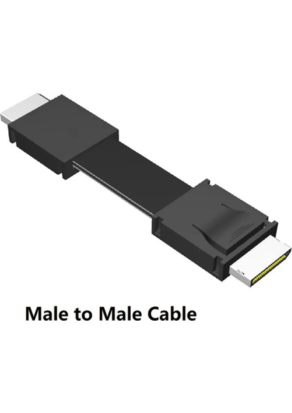 Pcıe 4.0 Erkekten Erkeğe Aktarım Kablosu Harici Gpu Dock Grafik Kartı Pc Sunucusu Için Oculink Adaptör Kablosu 25 cm (Yurt Dışından) indirimleri