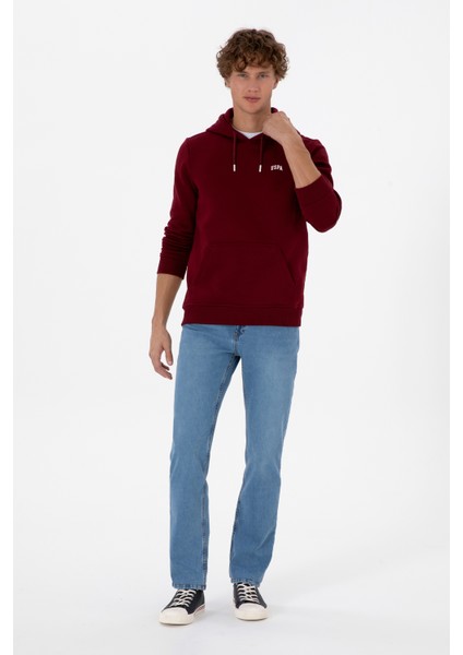 Erkek Bordo Sweatshirt 50315582-VR014 fırsatları