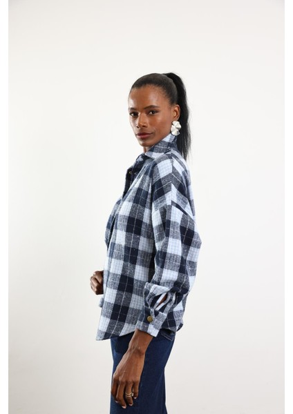 Mavi Ekose Gömlek fırsatları