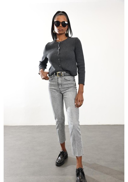 Antrasit Örgü Hırka fiyatları