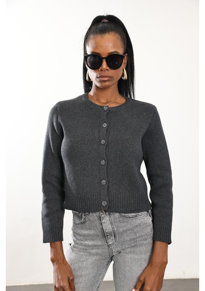 Antrasit Örgü Hırka fırsatları