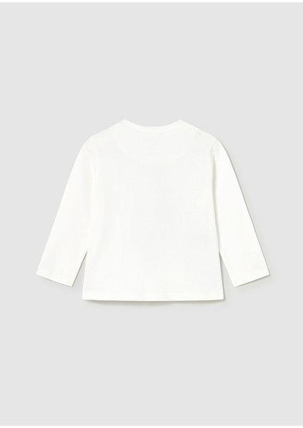 Motorcu Uzun Kol Sweat Içi Astarlı Kadife Pantolon Takım (01-04 Yaş Arası) - Çağla Yeşili modelleri