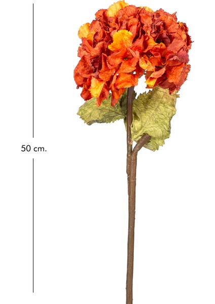 Yapay Ortanca Turuncu 50 Cm. modelleri