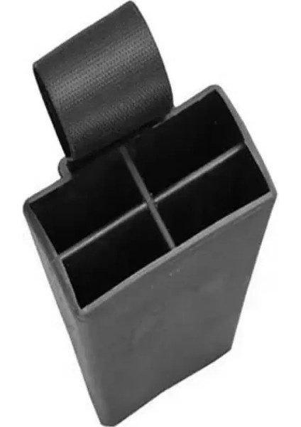 Plastik Bıçak Kütüklüğü 4 lü - Kırmızı, Plastik, Kemerlikli Bıçak Çanta fiyatları