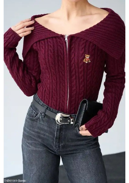 Fermuarlı Ayıcıklı Hırka fiyatları