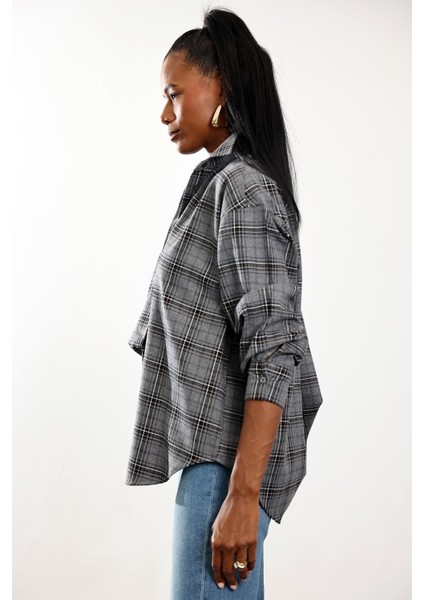 Gri Ekoseli Oduncu Gömlek fiyatları