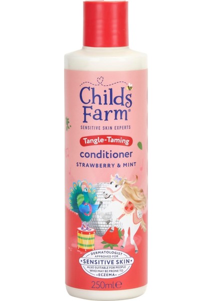 Çilek ve Organik Nane Özlü Çocuk Saç Krem 250ML