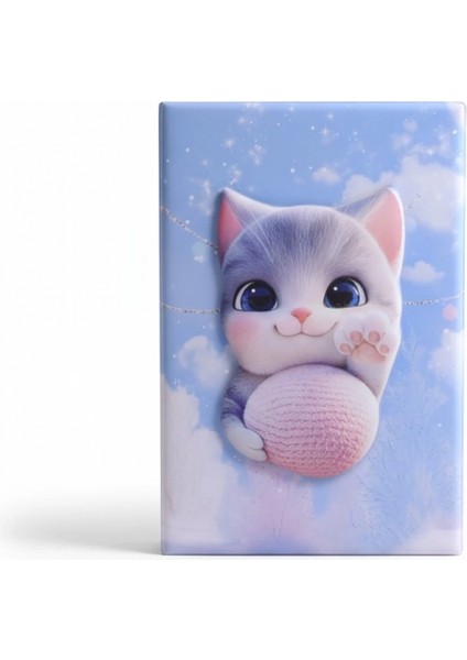 Puffy Kabartma Yüzey ( 14*20 Cm) 80 Yaprak Renkli Çizgili Hatıra Defteri ( Ball Cat) fiyatları