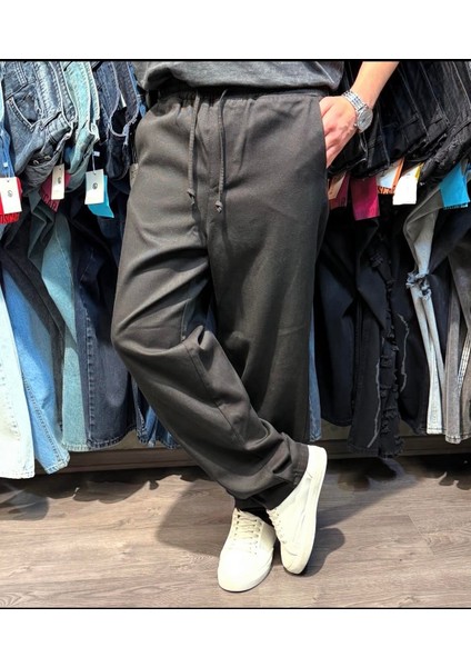 Rockridge Kot Classic Bel Lastik Vintage Buz Mavi Denim Straight Erkek Jean Pantolon