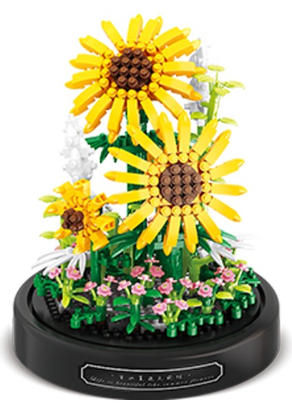 Fanus Blok Çiçek - Ayçiçeği 545 Parça fiyatları