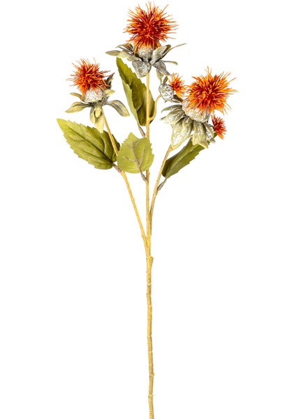 Yapay Bitki Dikenli Turuncu 56 Cm.