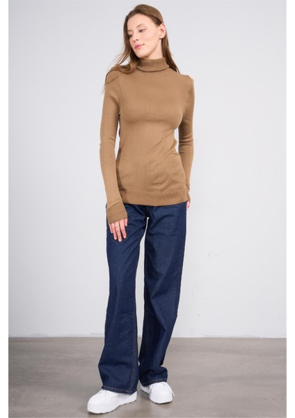 Çetinkaya Miyamira 2276 Bayan Balıkçı Yaka Kahve Triko fiyatları