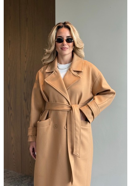 Camel New Tokyo Uzun Kaşe Kaban - 408021 fiyatları