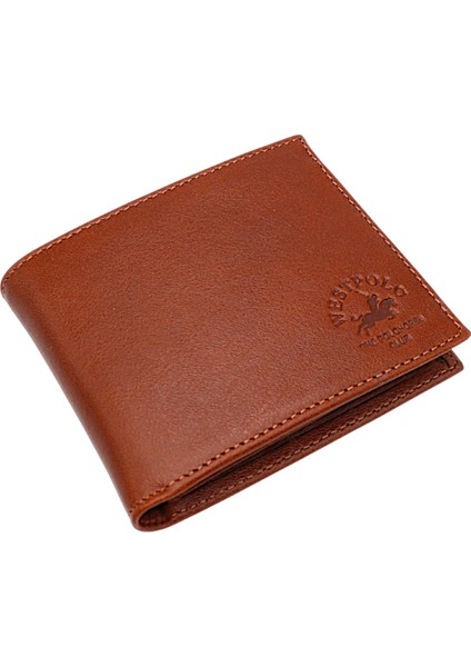 Hakiki Deri Kağıt Para, Bozuk Para ve Bol Kart Bölmeli Erkek Cüzdanı - Taba fiyatları