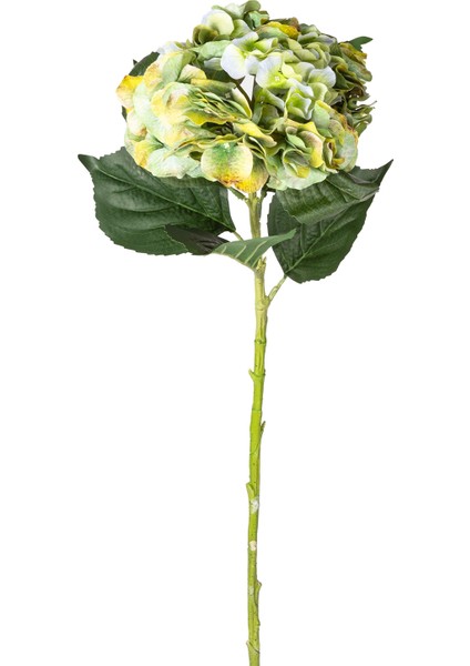Yapay Çiçek, Ortanca, Islak Dokulu, Yeşil 106 Cm.