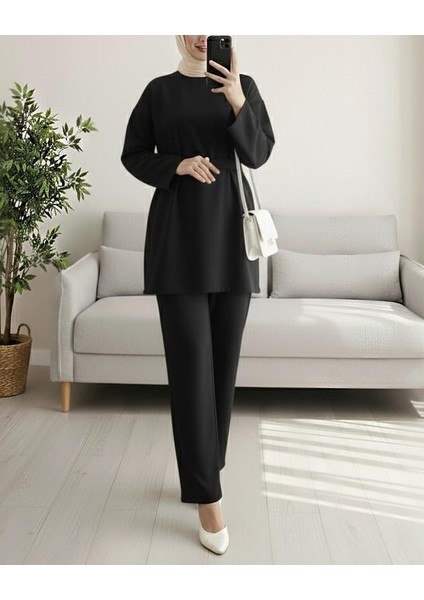 Yuvarlak Yaka Beli Kemerli Scuba Takım fiyatları