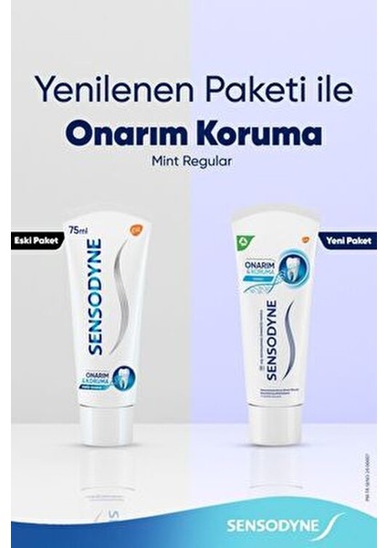 Onarım ve Koruma Diş Macunu ve Diş Eti Bakım Fırçası Seti 2 Adet Yumuşak fiyatları