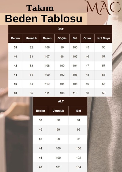 Beli Lastikli Boydan Düğmeli Ceket Pantolon Kot Takım indirimleri