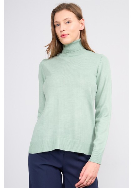 Çetinkaya Miyamira 2276 Bayan Balıkçı Yaka Çağla Triko