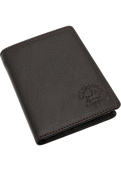 Agen Hakiki Deri Kağıt Para ve Bozuk Para Bölmeli Erkek Cüzdanı - Kahverengi fiyatları