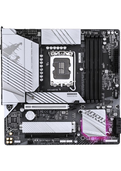 Gıgabyte B760M Aorus Elıte WIFI6E Gen5 7800MHZ (Oc) Ddr5 M.2 LGA1700 Matx Anakart