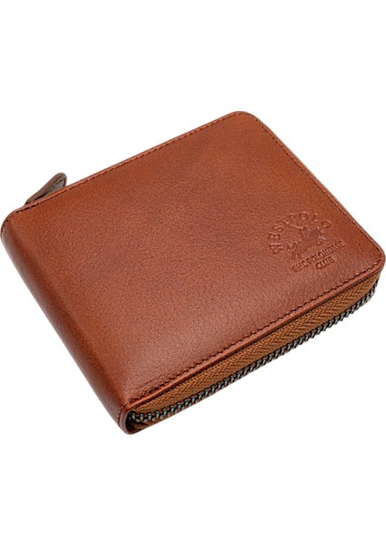Lion Unisex Kağıt Para ve Bozuk Para Bölmeli Hakiki Deri Cüzdan Kartlık - Taba fiyatları