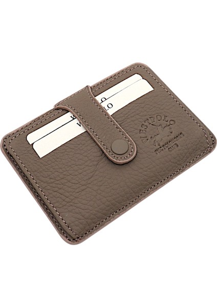 Carpi Kağıt Para Bölmeli Unisex Crazy Eskitme Hakiki Deri Kartlık - Kum fiyatları