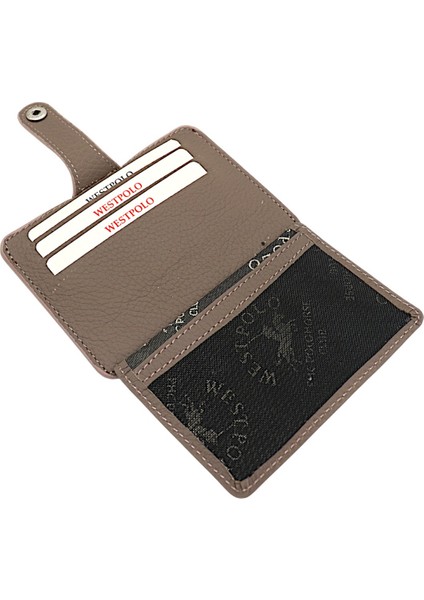 Carpi Kağıt Para Bölmeli Unisex Crazy Eskitme Hakiki Deri Kartlık - Kum modelleri