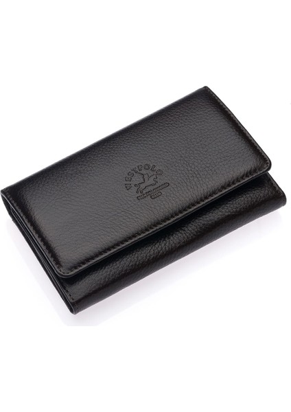 Tasha Kağıt Para ve Bol Kart Bölmeli Hakiki Deri Telefon Bölmeli Kadın Cüzdanı - Siyah fiyatları