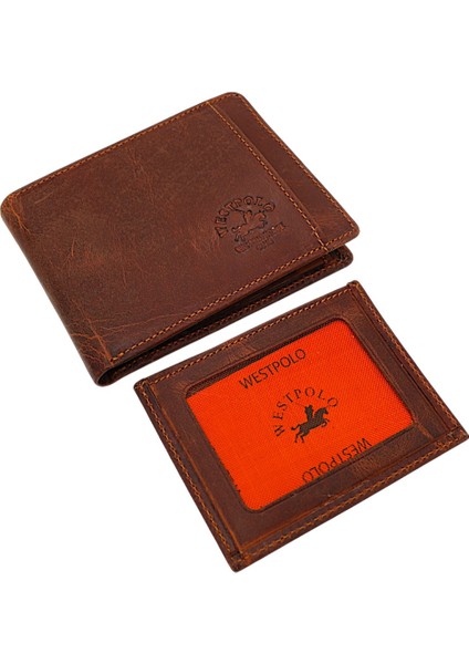 Hakiki Eskitme Deri Kağıt Para Bozuk Para ve Kartlık Bölmeli Erkek Cüzdan - G2 Taba indirimleri