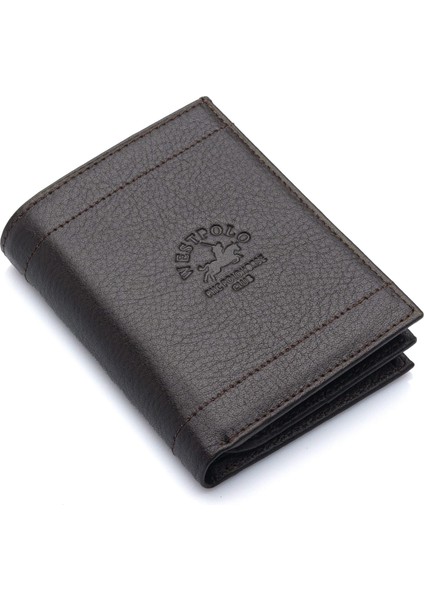 Hakiki Deri Kağıt Para ve Kart Bölmeli Erkek Cüzdanı - Kahverengi fiyatları