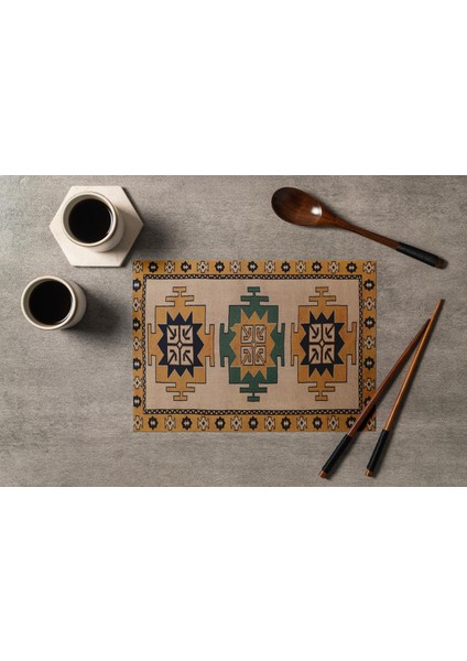 Pratik Temizlik Sunan Polyester Sofra Matı modelleri