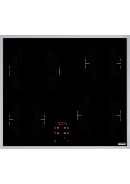 Frsm 604 C T Xs Black Glass/inox Ocak 108.0669.350