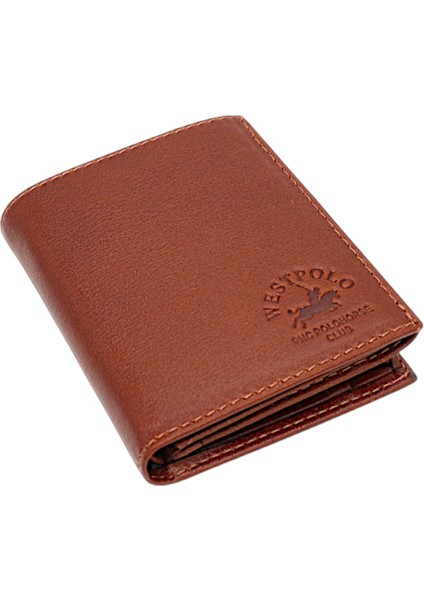 Kağıt Para ve Bozuk Para Bölmeli Hakiki Deri Erkek Cüzdanı - Taba fiyatları