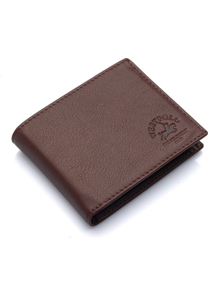 Hakiki Deri Kağıt Para, Bozuk Para ve Bol Kart Bölmeli Erkek Cüzdanı - Kahverengi fiyatları