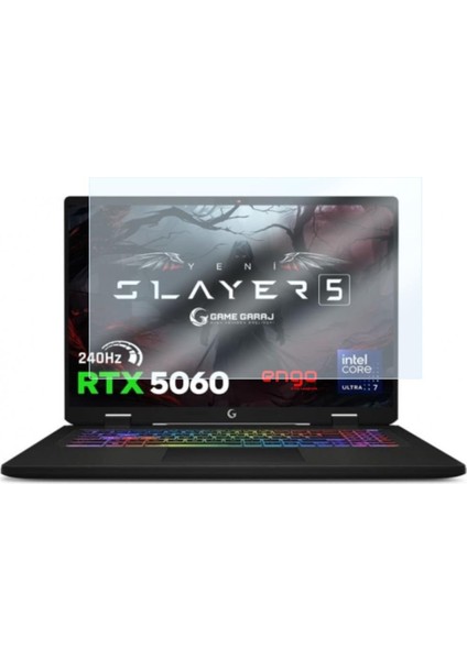 Game Garaj Slayer5 7XL-5060 17 Inç Ekran Koruyucu Nano 16:10