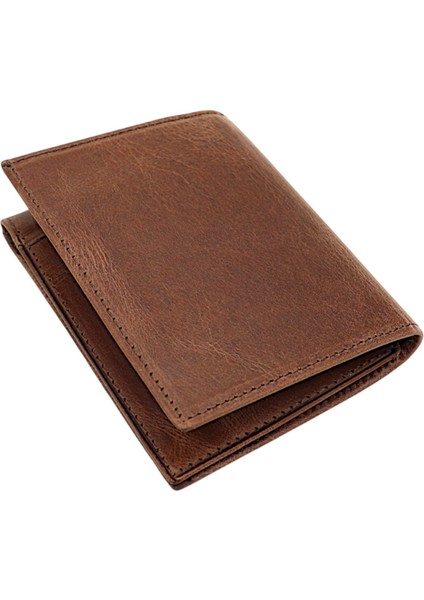 Hakiki Eskitme Deri Kağıt Para, Bozuk Para ve Kart Bölmeli Erkek Cüzdanı - Tiguan Kahve indirimleri