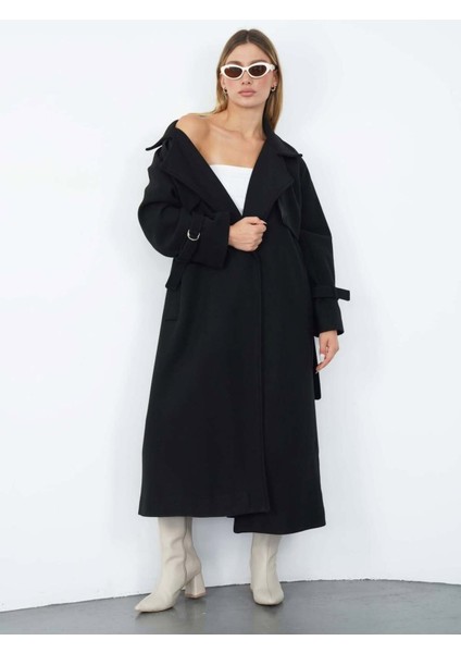 Kurvaze Robalı Kaşmir Kumaş Manto modelleri